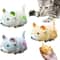 Electric Moving Mouse Cat Toy Obstacle Avoiding Interactive Hamster Toy For Indoor Play 0