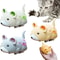 Electric Moving Mouse Cat Toy Obstacle Avoiding Interactive Hamster Toy For Indoor Play 13