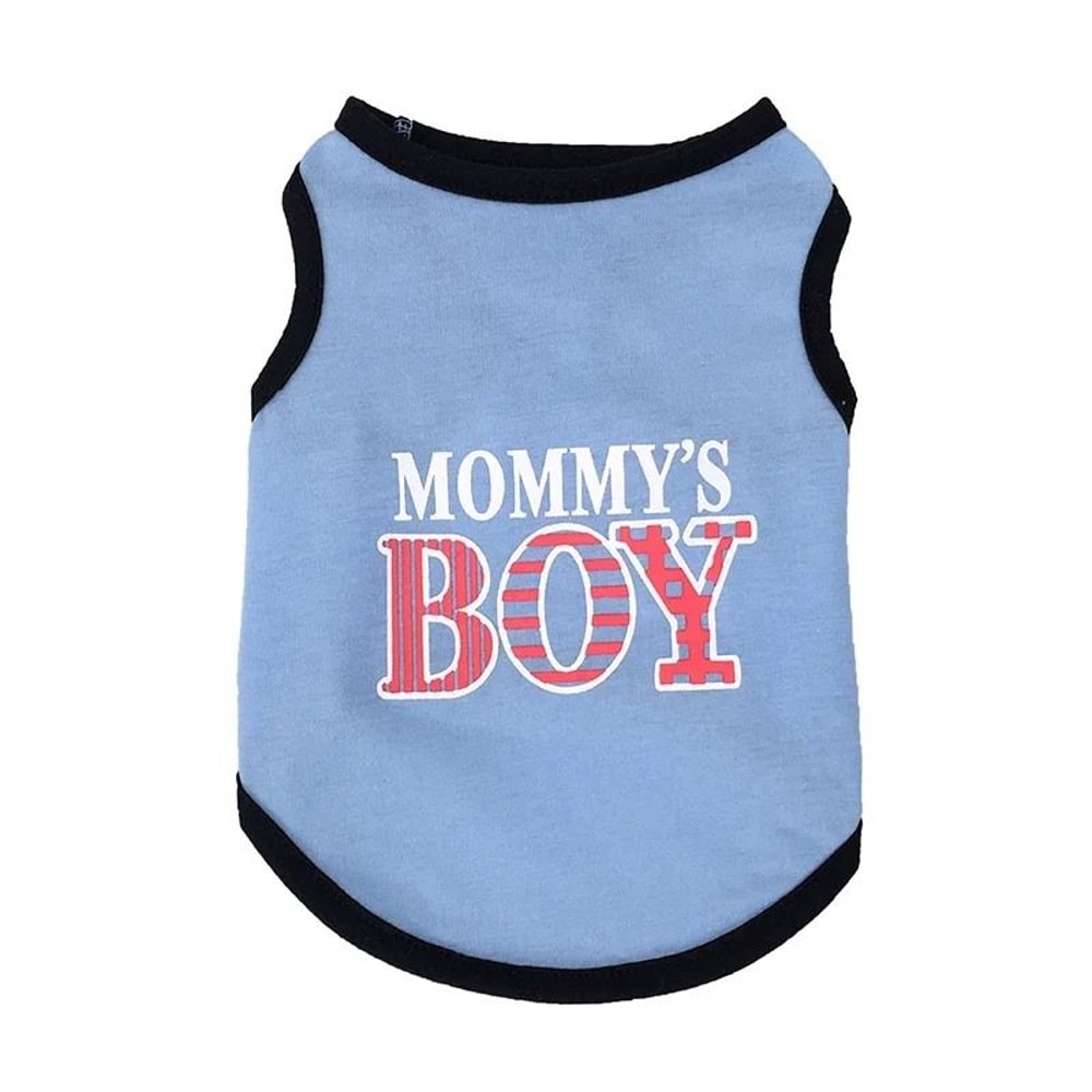 Summer Cotton Sphynx Cat T Shirt Vest Princess Print For Small Cats Puppies 9
