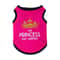Summer Cotton Sphynx Cat T Shirt Vest Princess Print For Small Cats Puppies 11