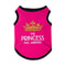 Summer Cotton Sphynx Cat T Shirt Vest Princess Print For Small Cats Puppies 11