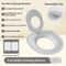 Reusable Cat Toilet Training Kit With Litter Mat For Cleaner Odor Free Pet Bathroom Routine 5