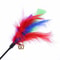 Five Piece Cat Feather Wand Toy Set With Bell For Interactive Kitten Exercise Play 13