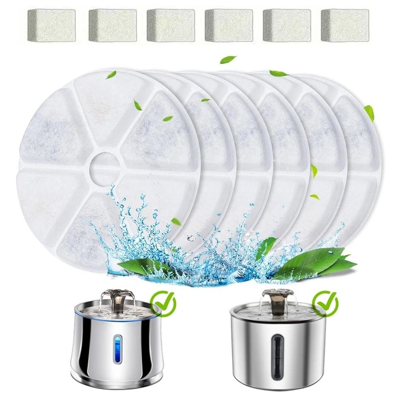 Cat Water Fountain Replacement Filter For Automatic Pet Dispenser Cleaner Fresher Drinking Water Fl 0