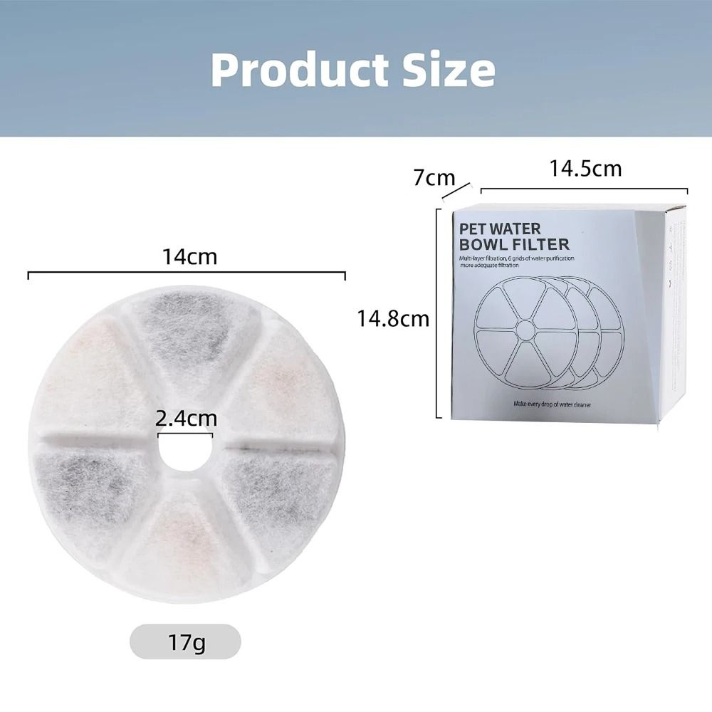 Cat Water Fountain Replacement Filter For Automatic Pet Dispenser Cleaner Fresher Drinking Water Fl 3