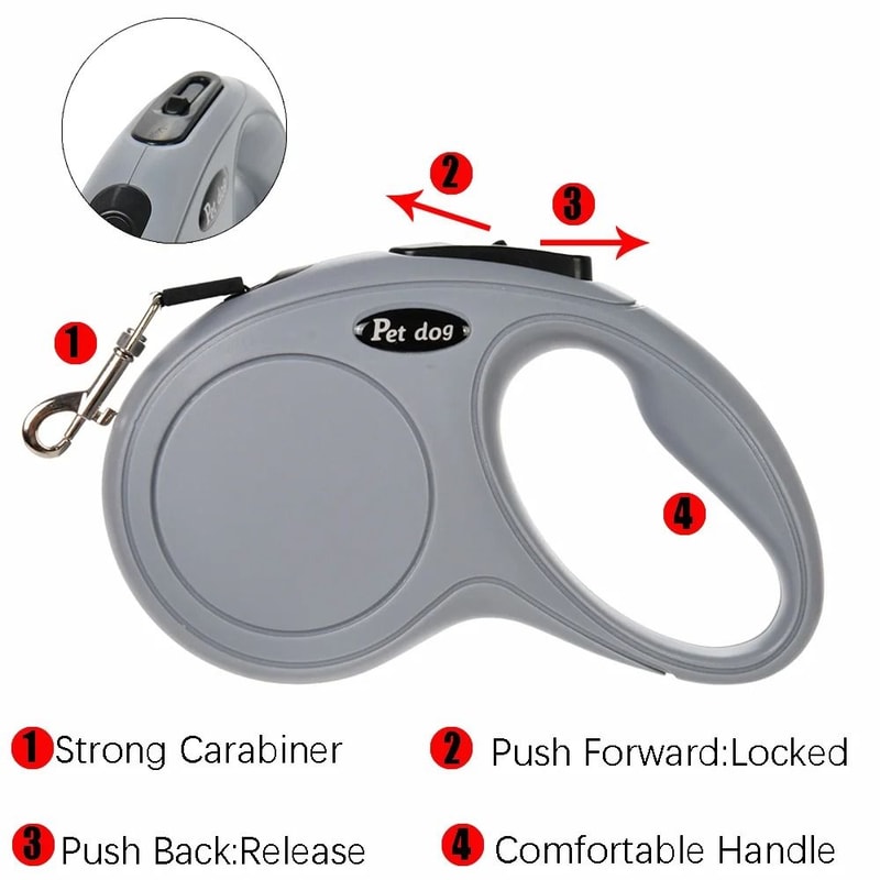 Retractable Nylon Cat Leash For Outdoor Walking Hiking Training Small Medium Dogs And Kittens 6