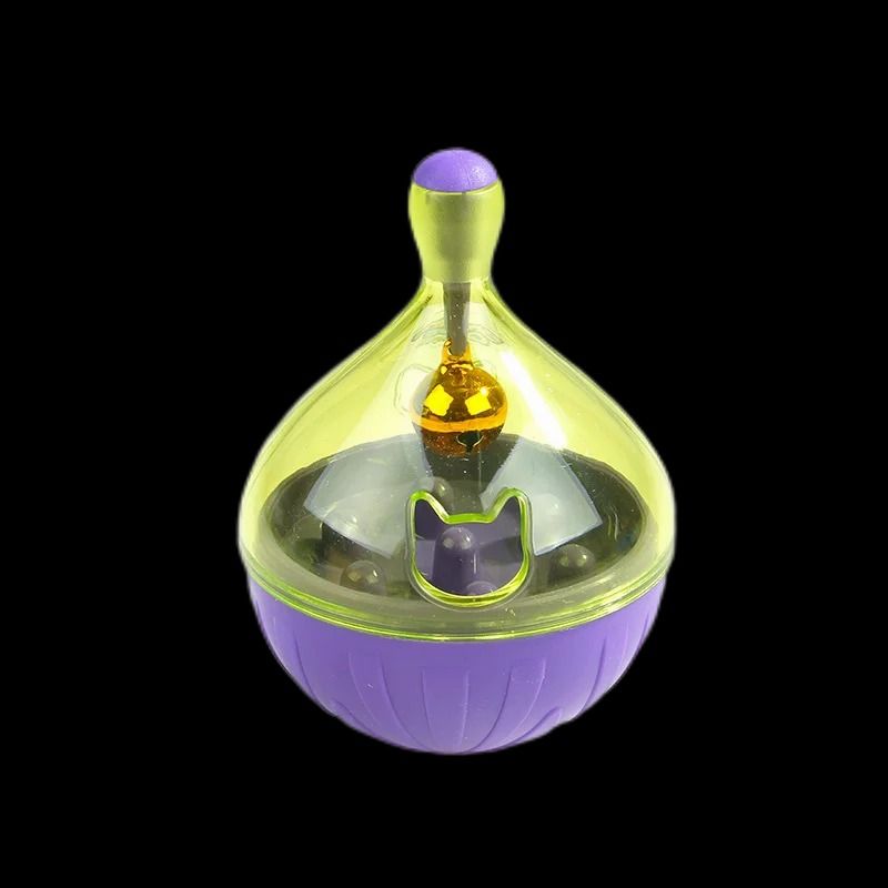 Interactive Cat Treat Dispenser Toy Mouse Tumbler Food Ball For Slow Feeding And Play 2