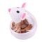 Interactive Cat Treat Dispenser Toy Mouse Tumbler Food Ball For Slow Feeding And Play 4