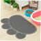 Waterproof Paw Print Cat Litter Mat Non Slip PVC Pad For Cleaner Pet Floors 6