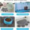 Waterproof Paw Print Cat Litter Mat Non Slip PVC Pad For Cleaner Pet Floors 7