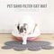 Waterproof Paw Print Cat Litter Mat Non Slip PVC Pad For Cleaner Pet Floors 8