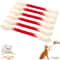 Six Piece Felt Cotton Swab Cat Chew Toy Set For Dental Teething Interactive Play Kittens 2