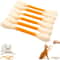 Six Piece Felt Cotton Swab Cat Chew Toy Set For Dental Teething Interactive Play Kittens 3