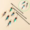 Bite Resistant Butterfly Feather Cat Teaser Stick With Bell For Interactive Indoor Kitten Play 0