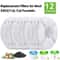 Twelve Piece Activated Carbon Cat Water Fountain Filter Set For 1 6L Pet Dispensers 8