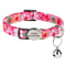 Personalized Printed Cat Collar With Engraved Nameplate Bell Adjustable Anti Lost Kitten Puppy Safe 2
