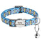Personalized Printed Cat Collar With Engraved Nameplate Bell Adjustable Anti Lost Kitten Puppy Safe 18