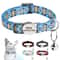 Personalized Printed Cat Collar With Engraved Nameplate Bell Adjustable Anti Lost Kitten Puppy Safe 0