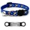 Reflective Star Moon Personalized Cat Collar With Engraved Nameplate Bell For Kitten Safety 1