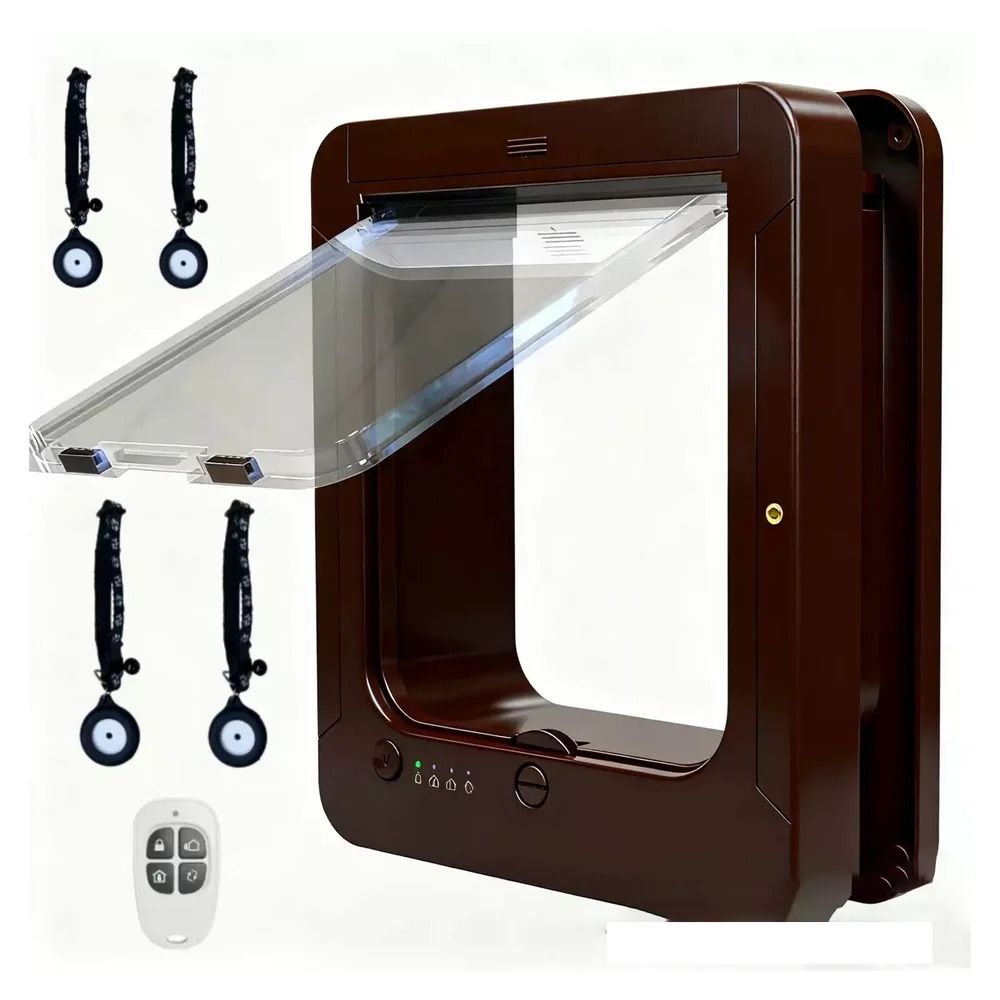 Automatic Smart Cat Door With Microchip Sensor Direction Control For Dogs And Cats 6