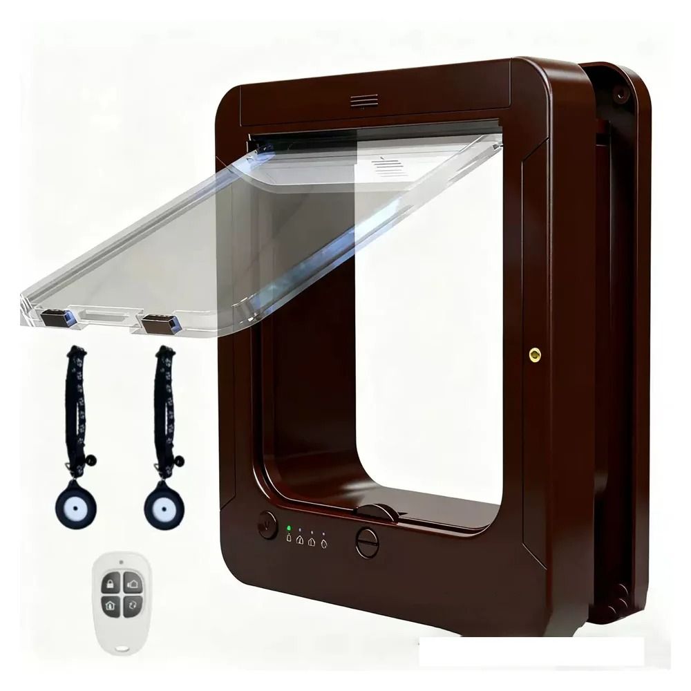 Automatic Smart Cat Door With Microchip Sensor Direction Control For Dogs And Cats 3