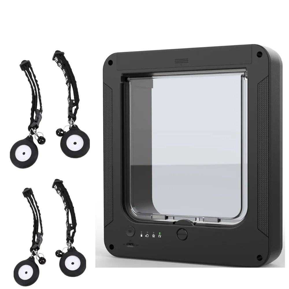 Automatic Smart Cat Door With Microchip Sensor Direction Control For Dogs And Cats 4