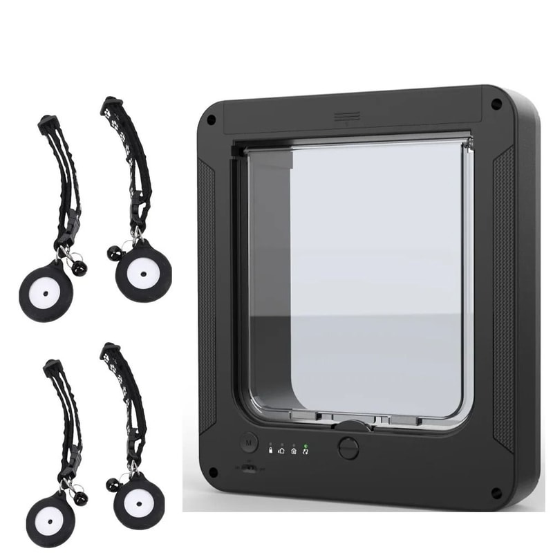 Automatic Smart Cat Door With Microchip Sensor Direction Control For Dogs And Cats 4