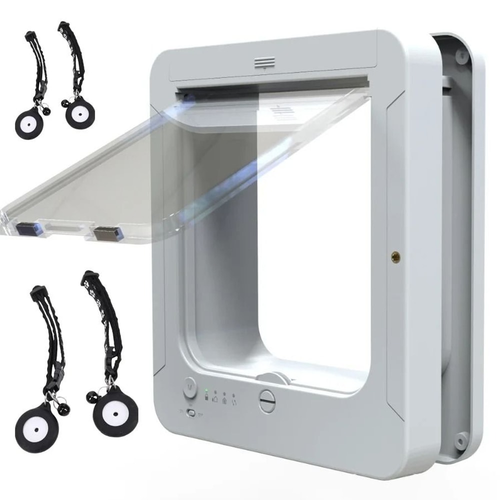 Automatic Smart Cat Door With Microchip Sensor Direction Control For Dogs And Cats 5