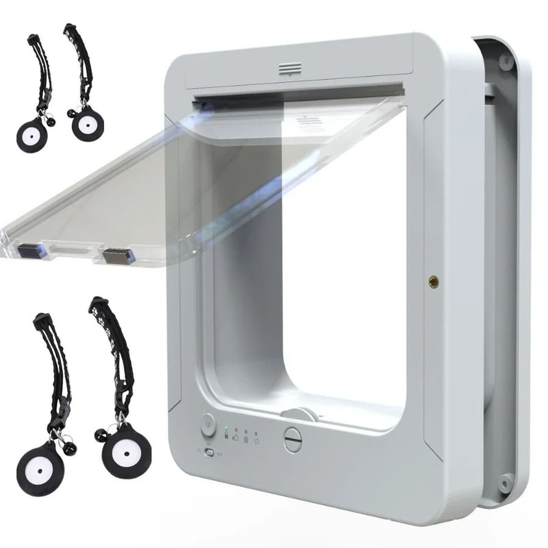 Automatic Smart Cat Door With Microchip Sensor Direction Control For Dogs And Cats 5