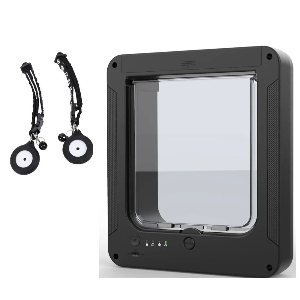 Automatic Smart Cat Door With Microchip Sensor Direction Control For Dogs And Cats 1