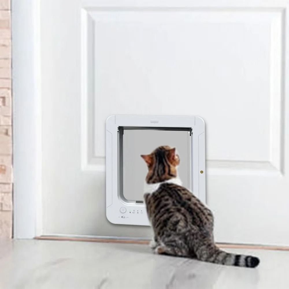 Automatic Smart Cat Door With Microchip Sensor Direction Control For Dogs And Cats 8