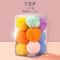 Ten Piece Colorful Plush Pom Pom Cat Toy Balls For Chewing Chasing And Interactive Play 1