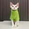 Warm Turtleneck Cat Sweater Coat Soft Fluff Pullover For Hairless Cats And Small Dogs 3