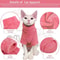 Warm Turtleneck Cat Sweater Coat Soft Fluff Pullover For Hairless Cats And Small Dogs 9