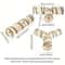 Foldable Cat Tunnel Toy Collapsible All Season Hideaway Tube For Indoor Exercise And Play 8