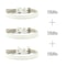 Three Piece Soft PU Leather Cat Collar Set Solid Color Adjustable For Kittens Puppies Chihuahuas 2