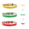 Three Piece Soft PU Leather Cat Collar Set Solid Color Adjustable For Kittens Puppies Chihuahuas 8