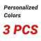Three Piece Soft PU Leather Cat Collar Set Solid Color Adjustable For Kittens Puppies Chihuahuas 20