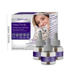 yhope classic calm cat refill three pack 48ml soothing diffuser support for stressful pet moments