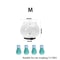 Cat Grooming Muzzle Space Hood With Silicone Paw Shoes Anti Bite Licking Protection Set 1