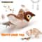 USB Rechargeable Flapping Bird Cat Toy With Catnip Chirping Sound For Interactive Kitten Play 10