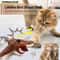 USB Rechargeable Flapping Bird Cat Toy With Catnip Chirping Sound For Interactive Kitten Play 12