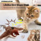 USB Rechargeable Flapping Bird Cat Toy With Catnip Chirping Sound For Interactive Kitten Play 13