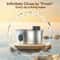 Rechargeable 3 2L Stainless Steel Cat Water Fountain With Automatic Sensor For Multiple Pets 6
