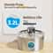 Rechargeable 3 2L Stainless Steel Cat Water Fountain With Automatic Sensor For Multiple Pets 8