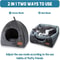 Warm Closed Triangle Cat House Thickened Deep Sleep Tent Bed For Cats And Small Dogs 7