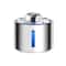 Stainless Steel Cat Water Fountain With LED Auto Power Off Non Slip Mat For Pets 2