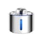 Stainless Steel Cat Water Fountain With LED Auto Power Off Non Slip Mat For Pets 2