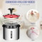 Stainless Steel Cat Water Fountain With LED Auto Power Off Non Slip Mat For Pets 6