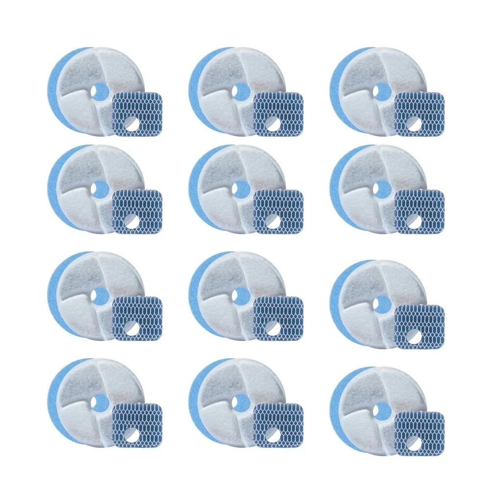 Cat Water Fountain Replacement Filters For Stainless Steel 2L Pet Dispensers Cleaner Drinking Water 4
